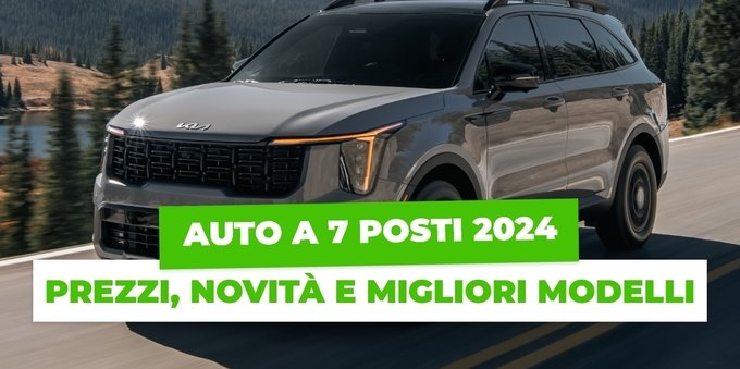 Auto 7 posti: i migliori modelli del 2024